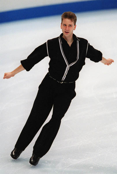 Canada's Jeff Langdon competes in the men's figure skating event at the 1998 Nagano Winter Olympic Games. (CP Photo/ COA)