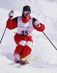 Canada's Caroline Olivier competing in the freestyle ski event at the 1994 Lillehammer Winter Olympics. (CP PHOTO/ COA)