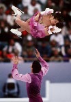 Canada's Isabelle Brasseur and Lloyd Eisler compete in the figure skating event at the 1994 Lillehammer Winter Olympics. (CP PHOTO/ COA)