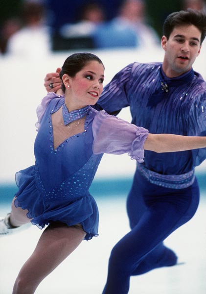 Canada's Jamie Sale and Jason Turner compete in the figure skating event at the 1994 Lillehammer Winter Olympics. (CP PHOTO/ COA)
