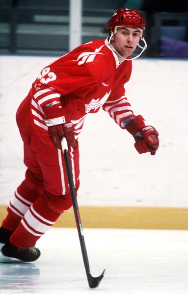 Canada's Peter Nedved at the 1994 Lillehammer Winter Olympics. (CP PHOTO/ COA)