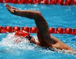 Ian Soellner du Canada participe  l'preuve du pentathlon moderne aux Jeux olympiques de Barcelone de 1992. (Photo PC/AOC)