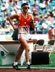 Canada's Francois Lapointe competing in the walk event at the 1988 Olympic games in Seoul. (CP PHOTO/ COA/F.S.Grant)
