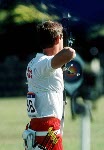 Canada's John McDonald competes in the archery event at the 1988 Olympic Games in Seoul. (CP Photo/ COA/F.S.Grant)