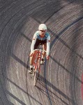 Canada's Beth Taylor competing in the cycling event at the 1988 Olympic games in Seoul. (CP PHOTO/ COA/T.Grant)