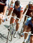 Canada's Gianni Vignaduzzi competing in the cycling event at the 1988 Olympic games in Seoul. (CP PHOTO/ COA/ F.S.Grant)