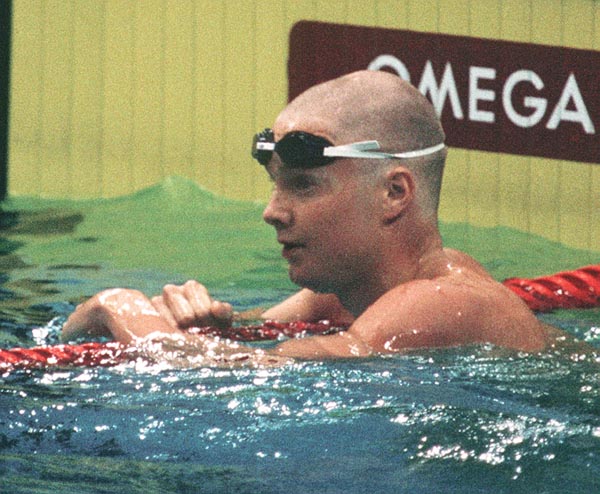 Canada's Cam Grant competing in the swimming event at the 1988 Olympic games in Seoul. (CP PHOTO/ COA/ Cromby McNeil)