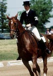 Canada's Jo-Anne Mintz riding Prado in the equestrian event at the 1988 Olympic games in Seoul. (CP PHOTO/ COA/ C. McNeil)