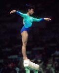Canada's Christina McDonald competes in the gymnastics event at the 1988 Olympic games in Seoul. (CP PHOTO/ COA/ Tim O'lett)
