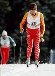 Canada's Al Pilcher competes in a cross country ski event at the 1988 Calgary Olympic winter Games. (CP PHOTO/COA/ J. Gibson)