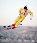 Canada's Andy Capicik competes in the men's freestyle ski aerials event at the 1994 Lillehammer Winter Olympics. (CP Photo/COA/ F. Scott Grant)