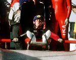 Canada's Marie-Claude Doyon participates in the luge event at the 1988 Winter Olympics in Calgary. (CP PHOTO/COA/ T. O'lett)