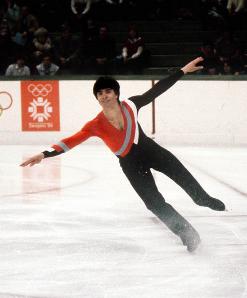 Canada's Jaimee Eggleton competes in the figure skating event at the 1984 Sarajevo Winter Olympics.  (CP PHOTO/ COA/ Crombie McNeil)