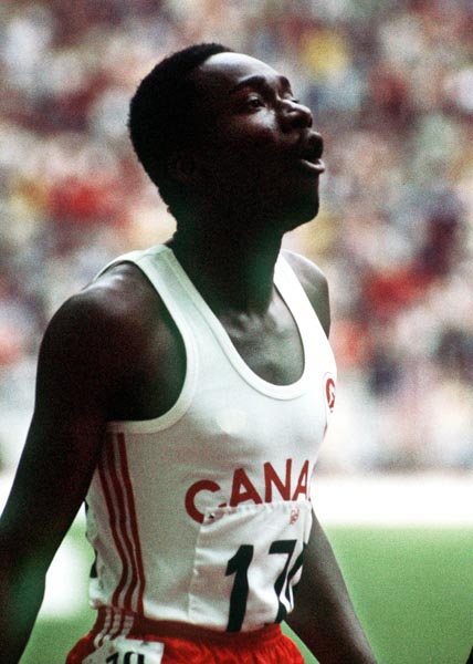 Canada's Brian Saunders competes in an athletics event at the 1976 Olympic games in Montreal. (CP PHOTO/ COA/ RW)