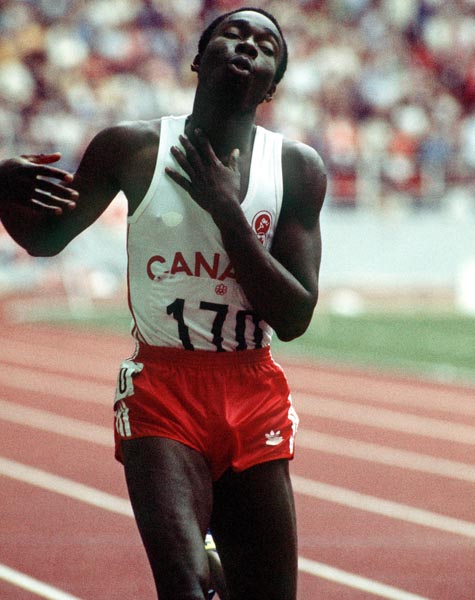 Canada's Brian Saunders competes in an athletics event at the 1976 Olympic games in Montreal. (CP PHOTO/ COA/RW)