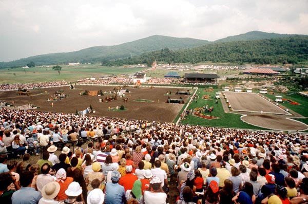The Bromont, Que. equestrian site is seen on this photo during the 1976 Montreal Olympic games. (CP PHOTO/ COA/MB)