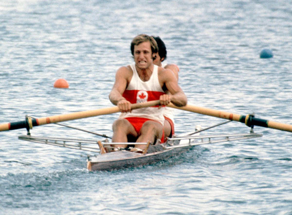 Canada's Brian Love and Michael Neary compete in the men's 2x rowing event at the 1976 Montreal Olympic Games. (CP Photo/COA)