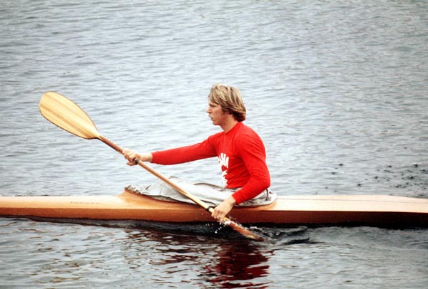 Canada's Reed Oldershaw competes in a kayaking event at the 1976 Olympic games in Montreal. (CP PHOTO/ COA/ Ted Grant)