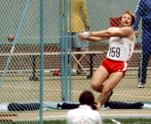 Murray Keating du Canada participe au lancer du marteau aux Jeux olympiques de Montral de 1976. (Photo PC/AOC)