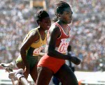 Canada's Angela Bailey chosen for the athletics team but did not compete in the boycotted 1980 Moscow Olympics . (CP Photo/COA)