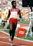 Canada's Angela Bailey chosen for the athletics team but did not compete in the boycotted 1980 Moscow Olympics . (CP Photo/COA)