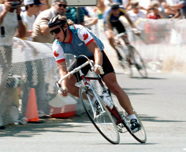 Canada's Steve Bauer competes in a cycling event at the 1984 Summer Olympics in Los Angeles. (CP PHOTO/ COA/ J Merrithew)