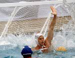 Canada's Gordon Vantol competes in the men's water polo event at the 1984 Olympic Games Los Angeles. (CP Photo/COA/Tim O'lett)