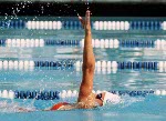Canada's Marie Moore competes in the swimming event at the 1984 Olympic games in Los Angeles. (CP PHOTO/ COA/Ted Grant )