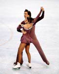 Canada's Lorna Wighton and John Dowding participate in the figure skating dance competition at the 1980 Winter Olympics in Lake Placid. (CP PHOTO/COA)