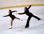 Canada's Barbara Underhill and Paul Martini compete in the pairs figure skating event at the 1980 Winter Olympics in Lake Placid. (CP PHOTO/COA)
