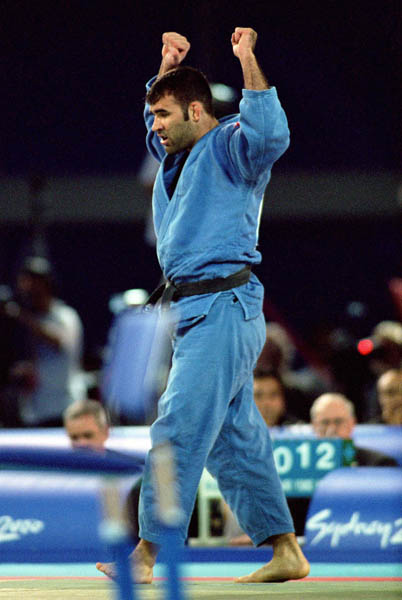 Canada's Nicolas Gill competes in the judo event of the 2000 Sydney Olympic Games. (CP Photo/ COA)