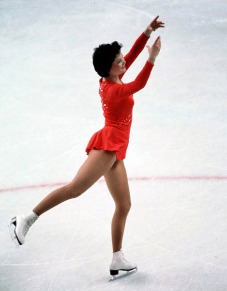Canada's Kim Alletson competes in the figure skating event at the 1976 Innsbruck Winter Olympics. (CP Photo/ COA)