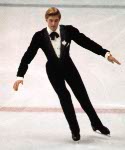 Stan Bohonek du Canada participe  une preuve de patinage artistique aux Jeux olympiques d'hiver d'Innsbruck de 1976. (Photo PC/AOC)