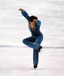 Canada's Toller Cranston competes in the figure skating event at the 1976 Innsbruck Winter Olympics. (CP Photo/ COA)