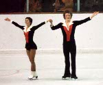 Canada's Susan Carscallen and Eric Gillies compete in the pairs figure skating event at the 1976 Winter Olympics in Innsbruck. (CP Photo/COA)