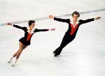 Canada's Candace Jones and Donald Fraser compete in the pairs figure skating event at the 1976 Winter Olympics in Innsbruck. (CP Photo/COA)