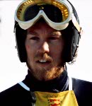 Jim Hunter du Canada participe  une preuve de ski alpin aux Jeux olympiques d'hiver d'Innsbruck de 1976. (Photo PC/AOC)