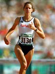 Canada's Sonia Paquette competes in an athletics event at the 1996 Olympic games in Atlanta. (CP PHOTO/ COA/Claus Andersen)