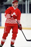 Canada's Petr Nedved participates in hockey action at the 1994 Winter Olympics in Lillehammer. (CP Photo/COA/Claus Andersen)