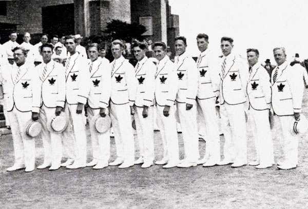 Canada's rowing team participates at the 1928 Amsterdam Olympics. (CP Photo/COA)