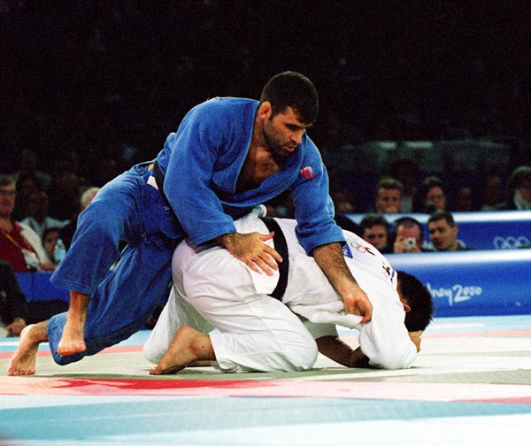 Canada's Nicolas Gill competes in the Judo portion of the 2000 Sydney Olympic Games. (CP Photo/ COA)