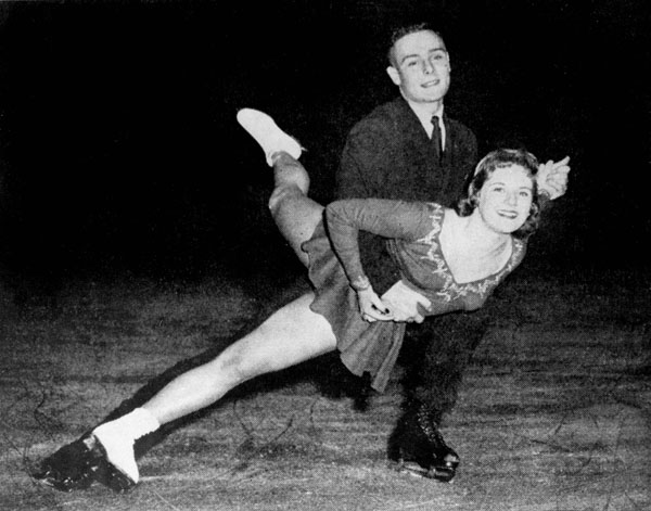 Canada's Barbara Wagner and Robert Paul compete in the pairs figure skating event at the 1960 Squaw Valley Olympics. (CP Photo/COA)