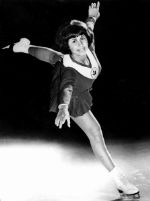 Canada's Petra Burka competes in the figure skating event at the 1964 Innsbruck winter Olympics, on her way to a bronze medal win. (CP Photo/COA)