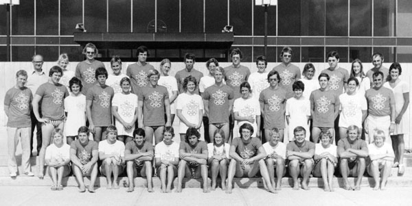 Canada's Olympic swim team participates at the 1972 Munich Olympics. (CP Photo/COA)