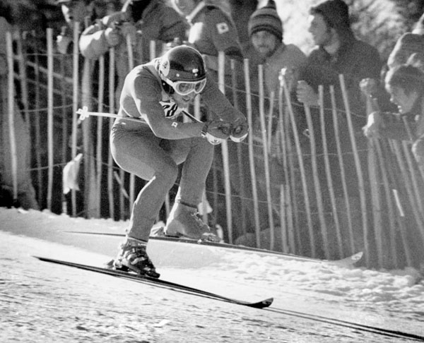 Canada's Dave Murray competes in the alpine ski event at the 1976 Winter Olympics in Innsbruck. (CP Photo/ COA)