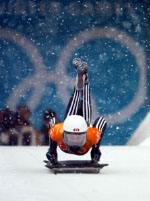 Lindsay Alcock du Canada, membre de l'quipe de skeleton aux Jeux olympiques de Salt Lake City de 2002. (PHOTO PC/AOC)