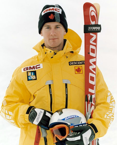 Canada's Dave Anderson, part of the alpine ski team at the 2002 Salt Lake City Olympic winter  games. (CP Photo/COA)