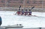 Canada's Susan Holloway (back) competes in the canoeing event at the 1976 Olympic games in Montreal. (CP PHOTO/ COA/RW)