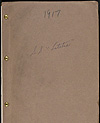 Cover of the Wreck Commissioner's investigation report into the wreck of the S.S. LETITIA, 1917