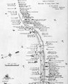 Carte intitluée KNOWN WRECKS ON SABLE ISLAND, 1882, révisée en 1923